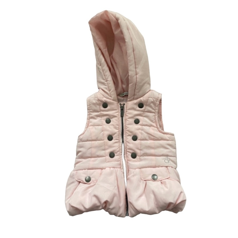 Calvin Klein Jeans Girl Winter Puffer Vest light pastel Pink 18months